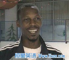 Kenyan Alisaid Kilange took up ice hockey a year ago Kenyan Alisaid Kilange took up ice hockey a year ago