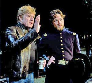 Robert Redford directs James McAvoy in 'The Conspirator.' Robert Redford directs James McAvoy in 'The Conspirator.'
