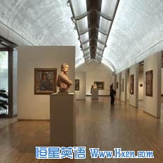Inside the Kimball Art Museum in Fort Worth, Texas