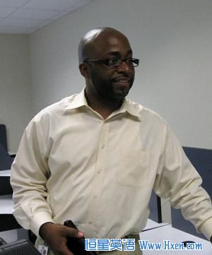 Nakia Douglas, principal of  the Barack Obama Leadership Academy, a new all-boys school in Dallas, Texas. 