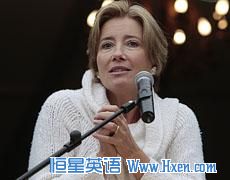 British actress Emma Thompson (file photo) British actress Emma Thompson (file photo)