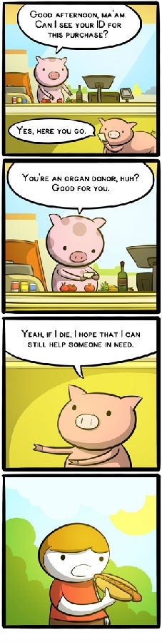 漫画: 器官捐赠者 Organ Donor