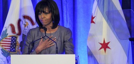 美国第一夫人米歇尔动情演讲 呼吁加强枪支管理
