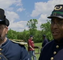 Re-enactors Celebrate African-American Contribution to US Civil War