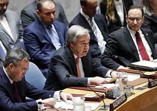 国际英语新闻:UN chief reiterates two-state solution to Israeli-Palestinian conflict