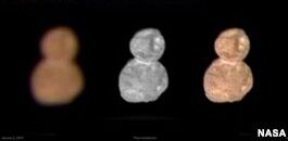 VOA慢速英语:美国宇航局的“新视野”号发回雪人状物体的图像